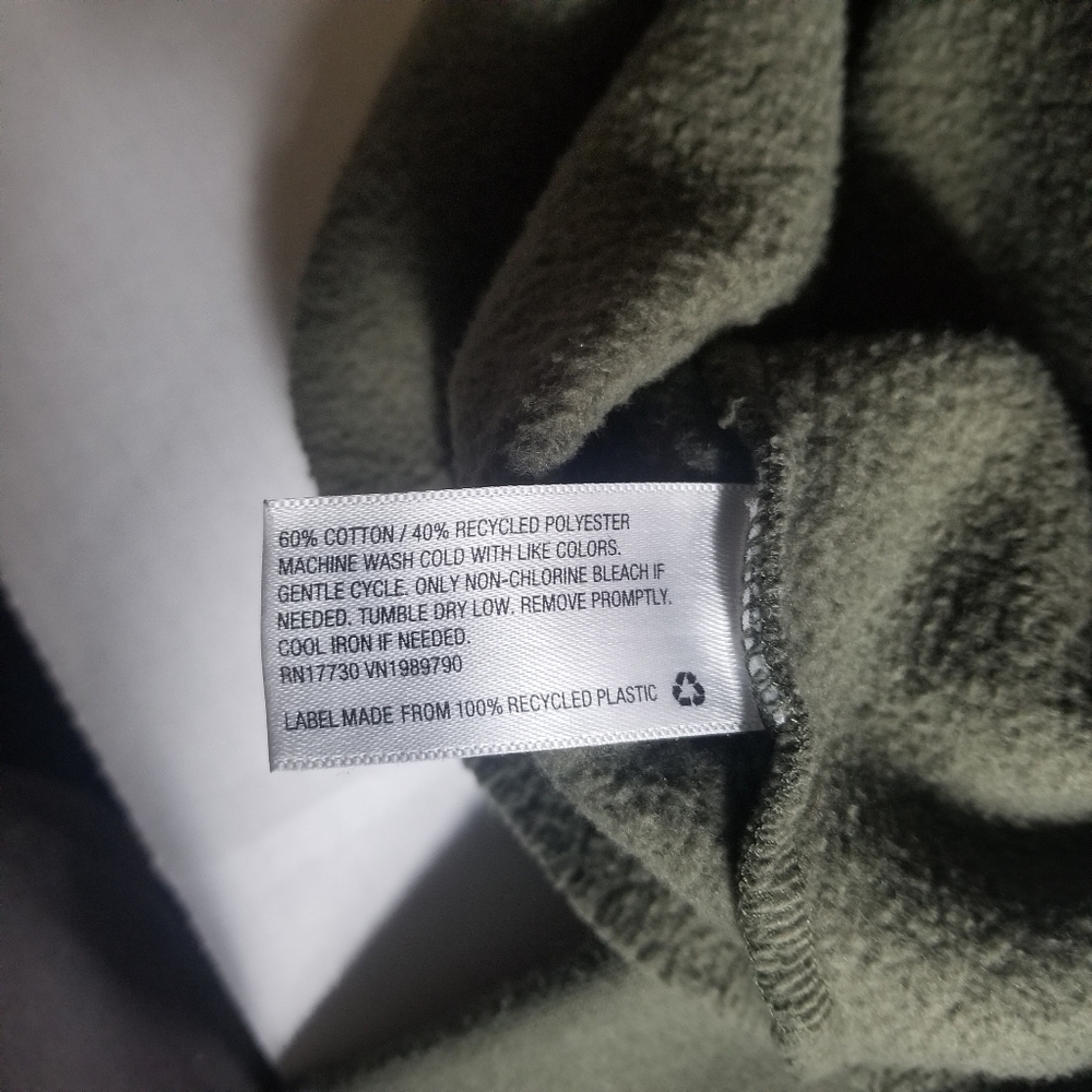 WILD FABLE OLIVE CROPPED HOODIE SIZE MEDIUM - Picture 4 of 10